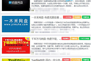 持久可积累的互联网网盘项目