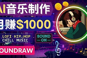 使用AI软件制作Lofi Hip Hop Chill Music 月赚1000美元