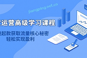 淘宝运营高级学习课程:快速获取流量核心秘密,轻松实现盈利!